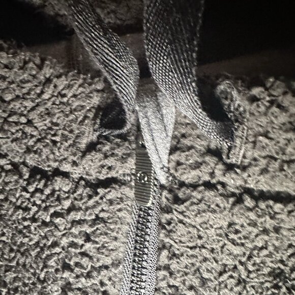 Lululemon Short Sweet & Sherpa Jacket Womens L Large Black Reversible Full Zip - Picture 4 of 14